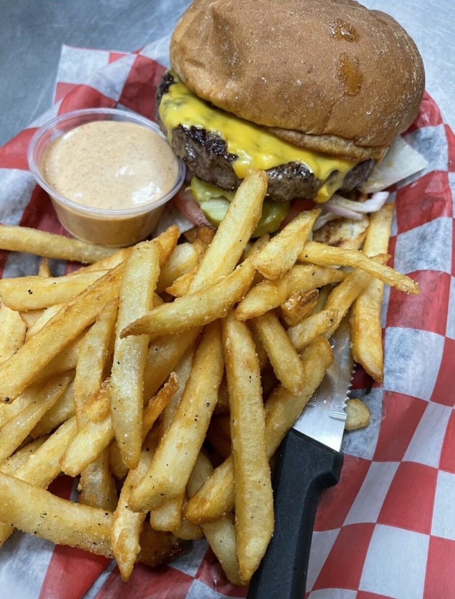 Burger and Fries